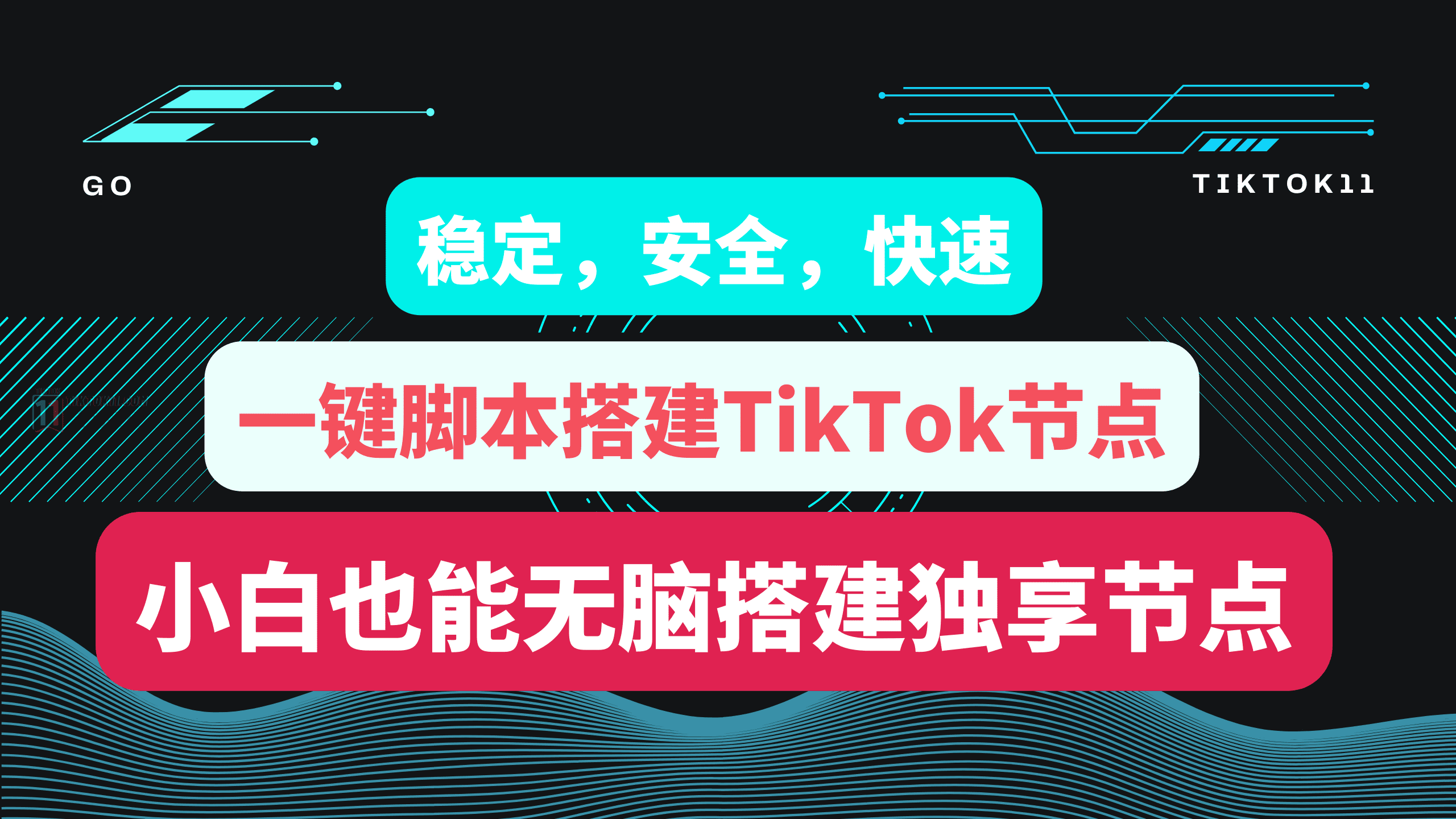 2024最新教程，一键搭建两种协议TikTok节点，稳定，安全，快速，小白也能无脑搭建TiKTok专属独享节点
